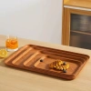 Khay Trà Nhựa Vân Gỗ MAISON – Sang Trọng, Đựng Đồ Ăn, Trái Cây, Giá 46.000₫ 3