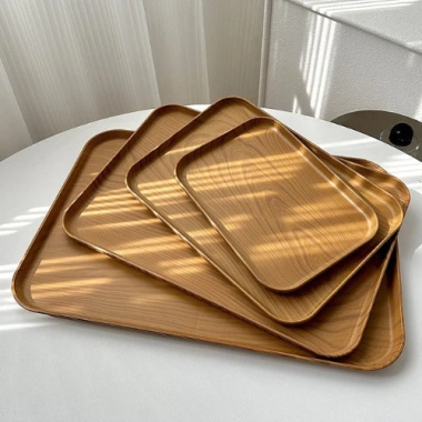 Khay Trà Nhựa Vân Gỗ MAISON – Sang Trọng, Đựng Đồ Ăn, Trái Cây, Giá 46.000₫ 9 Khay Trà Nhựa Vân Gỗ MAISON – Sang Trọng, Đựng Đồ Ăn, Trái Cây, Giá 46.000₫ 9
