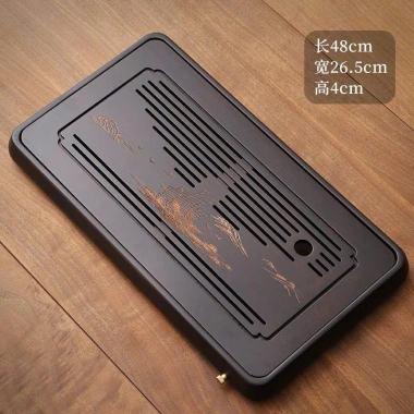 Khay Trà Tre 2 Lớp Thuận Buồm Xuôi Gió 48x26x4cm - Giá Ưu Đãi 650k
