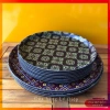 Khay tròn bê chống trượt hoa văn - Phục vụ nhà hàng, quán ăn, bưng cafe, đồ uống - Giá 60.000₫