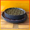 Khay tròn bê chống trượt hoa văn - Phục vụ nhà hàng, quán ăn, bưng cafe, đồ uống - Giá 60.000₫ 2
