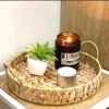 Khay Tròn Lục Bình Đa Năng Tay Cầm - Đựng Trái Cây, Giỏ Quà Tết Vintage 95.000₫ 2