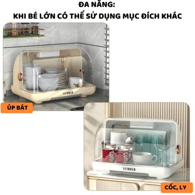 Khay Úp Bình Sữa Tiệt Trùng UVC 99% Loại Bỏ Vi Khuẩn, Không BPA, Tiện Dụng 203.000₫ 7