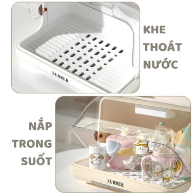 Khay Úp Bình Sữa Tiệt Trùng UVC 99% Loại Bỏ Vi Khuẩn, Không BPA, Tiện Dụng 203.000₫ 8
