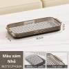 Khay úp cốc ly, khay trà nhựa PP 2 lớp chịu nhiệt, vệ sinh dễ dàng, sang trọng 4