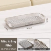 Khay úp cốc ly, khay trà nhựa PP 2 lớp chịu nhiệt, vệ sinh dễ dàng, sang trọng 5