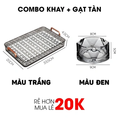 Khay úp cốc ly, khay trà nhựa PP 2 lớp chịu nhiệt, vệ sinh dễ dàng, sang trọng