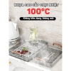 Khay úp cốc ly & trà acrylic cao cấp, chịu nhiệt, sang trọng phòng khách - 119k 3