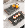 Khay úp cốc ly & trà acrylic cao cấp, chịu nhiệt, sang trọng phòng khách - 119k 9