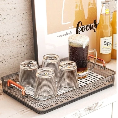 Khay úp cốc ly & trà acrylic Gobi – Chịu nhiệt, dễ vệ sinh, sang trọng phòng khách – 45k 7
