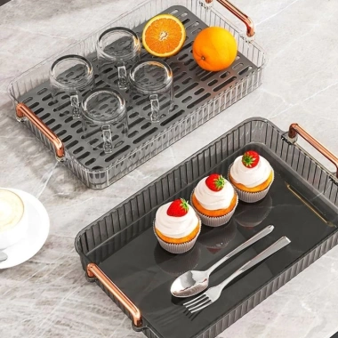 Khay úp cốc ly & trà acrylic Gobi – Chịu nhiệt, dễ vệ sinh, sang trọng phòng khách – 45k 8
