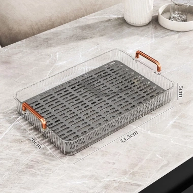 Khay úp cốc ly & trà acrylic Gobi – Chịu nhiệt, dễ vệ sinh, sang trọng phòng khách – 45k 10