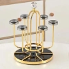 Khay Úp Cốc Ly Xoay Tròn Inox Sang Trọng Phong Cách Hoàng Gia - 189.000đ