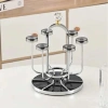 Khay Úp Cốc Ly Xoay Tròn Inox Sang Trọng Phong Cách Hoàng Gia - 189.000đ 3