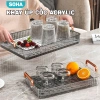 Khay úp cốc và khay trà acrylic cao cấp SOHA - Chịu nhiệt, dễ vệ sinh, 99.000₫