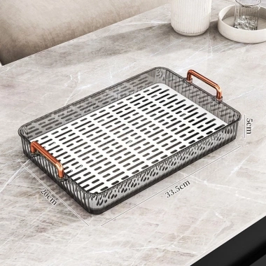 Khay úp cốc và khay trà acrylic cao cấp SOHA - Chịu nhiệt, dễ vệ sinh, 99.000₫