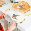 Khay Úp Ly Cốc Trong Suốt MAISON Acrylic 4 chỗ - Đựng Trà, Hoa Quả, Giá chỉ 71.000