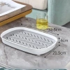 Khay Úp Ly Nhựa 32x22x4cm - Khay Đựng Bộ Bình Trà Giá 39.000, Tiết Kiệm