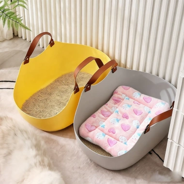 Khay vệ sinh mèo gấp gọn 2 trong 1, vừa khay vừa ổ, du lịch dễ rửa, PE an toàn, giá 511.843 VND 8 Khay vệ sinh mèo gấp gọn 2 trong 1, vừa khay vừa ổ, du lịch dễ rửa, PE an toàn, giá 511.843 VND 8