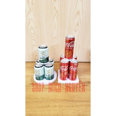 Khay xep thap nuoc ngot, thap bia 3 tang 2 tang - Ban tho Mica Nguyen, 50.000đ