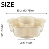 Khay YERZ đa năng, đĩa trái cây khô rỗng hình cánh hoa xoay được - Tiệc gia đình 208.780 VND 2