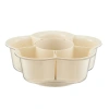 Khay YERZ đa năng, đĩa trái cây khô rỗng hình cánh hoa xoay được - Tiệc gia đình 208.780 VND 10