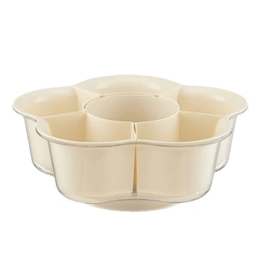 Khay YERZ đa năng, đĩa trái cây khô rỗng hình cánh hoa xoay được - Tiệc gia đình 208.780 VND
