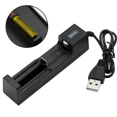 Khe cắm USB - Bộ sạc thông minh Lithium 14.500/18.500/10.400/18.350 3.7V, giá 27.059₫