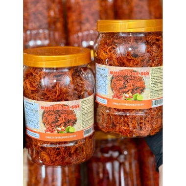 Khô bò 1kg sợi ngắn mềm, tẩm gia vị thơm ngon, giá chỉ 120.000đ giảm mạnh