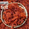 Khô bò 1kg sợi ngắn mềm, tẩm gia vị thơm ngon, giá chỉ 120.000đ giảm mạnh 3