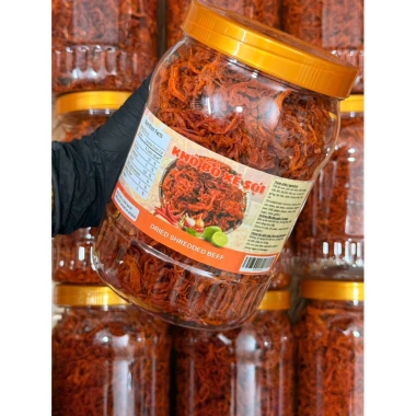 Khô bò 1kg sợi ngắn mềm, tẩm gia vị thơm ngon, giá chỉ 120.000đ giảm mạnh