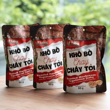 Khô Bò Chay Cháy Tỏi Lý Tưởng 60g - Nấm Hương Khô Hương Vị Bò Tự Nhiên, Giá Ưu Đãi 31.900₫ 9