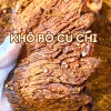 Khô bò Củ Chi miếng thơm ngon - Đồ ăn vặt, quà tặng 319.000₫ (giảm từ 382.800₫) 8
