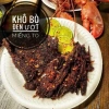 Khô Bò Đen 450gr Miếng To Ướt - Giá 250k (giảm từ 317.5k), thơm ngon, giàu protein