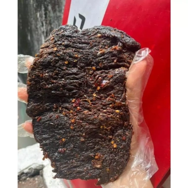 Khô Bò Đen 500g Miếng To Ướt TV Food - Giảm giá 130.000đ, hương vị thơm ngon