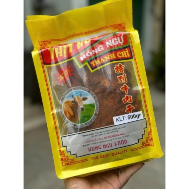 Khô bò Hồng Ngự vụn lớn 100% tự nhiên giảm giá 360.000₫ (giá gốc 432.000₫) thơm ngon giòn tan