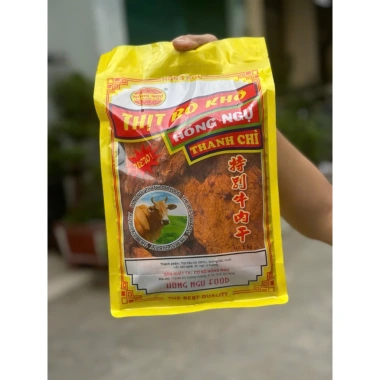 Khô bò Hồng Ngự vụn lớn 100% tự nhiên giảm giá 360.000₫ (giá gốc 432.000₫) thơm ngon giòn tan