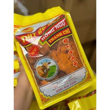 Khô bò Hồng Ngự vụn lớn 100% tự nhiên giảm giá 360.000₫ (giá gốc 432.000₫) thơm ngon giòn tan
