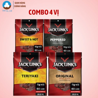 Khô bò Jack Link's 25g nhập khẩu New Zealand - Nhiều vị, giá chỉ 65.000₫