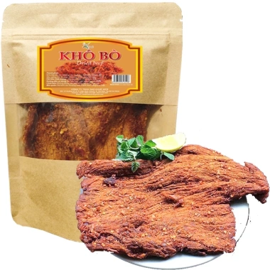 Khô Bò Miếng Mềm Cay 1kg - Cao Cấp Chuẩn Ngon SK FOOD Giá Ưu Đãi 425k