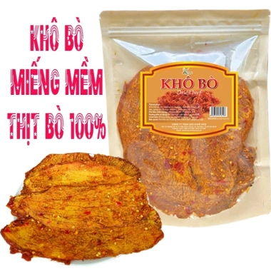 Khô Bò Miếng Mềm Cay 1KG Thịt Bò Thật SK Food - Giá Ưu Đãi 425k, Siêu Ngon 5