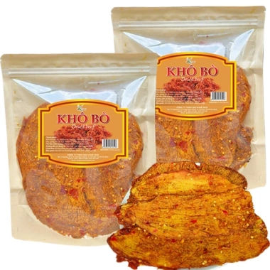Khô Bò Miếng Mềm Cay 1KG Thịt Bò Thật SK Food - Giá Ưu Đãi 425k, Siêu Ngon 8