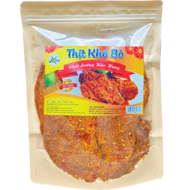 Khô Bò Miếng Mềm Cay 1KG Thịt Bò Thật SK Food - Giá Ưu Đãi 425k, Siêu Ngon 9