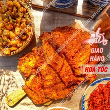Khô Bò Miếng Siêu Giòn Lon 250g - Thịt Đậm Đà, Giòn Tan, Giá Ưu Đãi 209.000₫