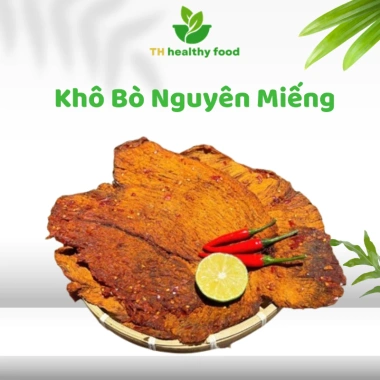 Khô Bò Nguyên Miếng 500gr Hàng Loại 1 Thơm Ngon Đậm Vị - Giá Chỉ 165.000đ Giảm 20%