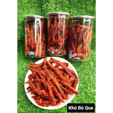Khô Bò Que Hồng Ngự Bò Thật 100% – Siêu Ngon, Giá 120.000đ (Giá Gốc 144.000đ)