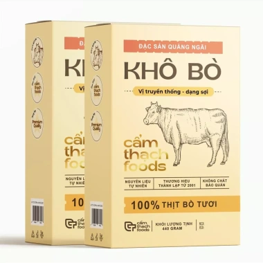 Khô bò sợi Cẩm Thạch 440gr - Đặc sản Quảng Ngãi không bảo quản, giảm giá 545.000₫ 3 Khô bò sợi Cẩm Thạch 440gr - Đặc sản Quảng Ngãi không bảo quản, giảm giá 545.000₫ 3