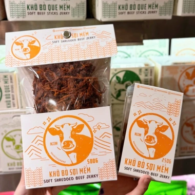 Khô Bò Sợi Thịt Bò Cao Protein, Giòn Ngon, Giá 233.000 VND - Giảm Đặc Biệt