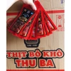 Khô bò Thu Ba xé sợi 10g - Gói 10, Giá ưu đãi 73.000đ, thơm ngon, giòn tan