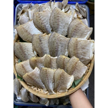 Khô cá chim nâu nước ngọt 1kg: Vị vừa ăn, giòn tan, giảm giá 180k